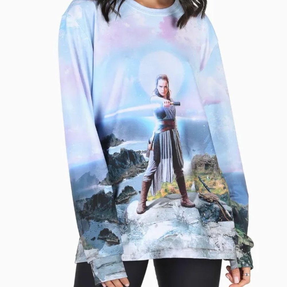 Star Wars Rey Blackmilk Long-Sleeve Shirt XL